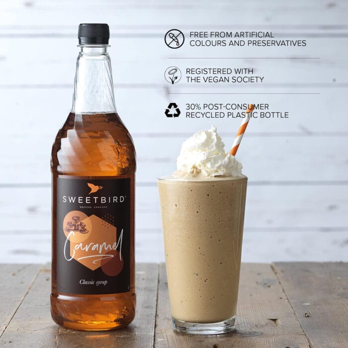 Sweetbird Caramel Classic Syrup (1 Litre)