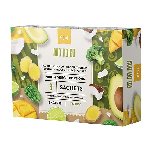 OJUJ Avo Go Go Smoothies (3x140g)