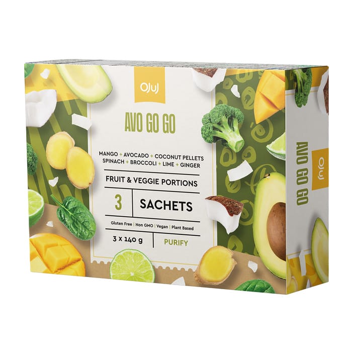 OJUJ Avo Go Go Smoothies (3x140g)
