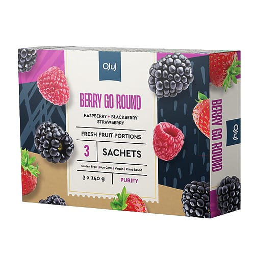 OJUJ Berry Go Round Smoothies (3x140g)
