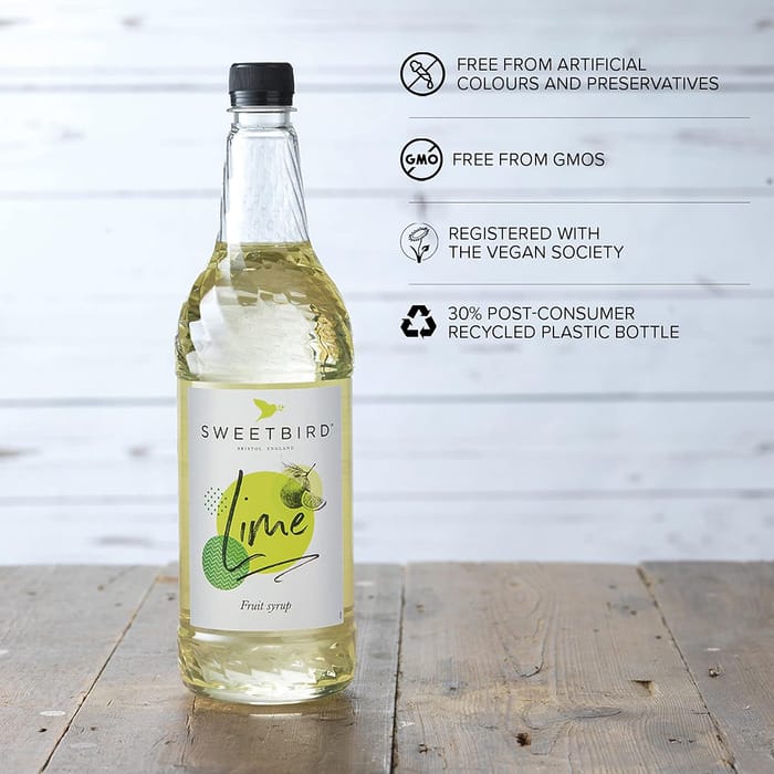 Sweetbird Lime Fruit Syrup (1 Litre)