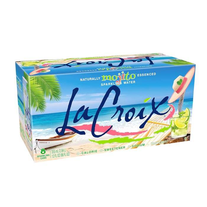 LaCroix Mojito Sparkling Water (8x355mL)