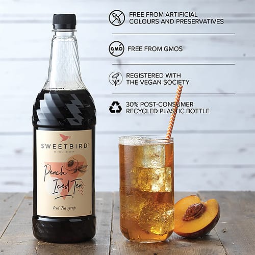 Sweetbird Peach Iced Tea Syrup (1 Litre)
