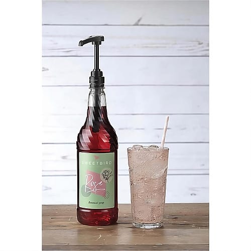Sweetbird Rose Botanical Syrup (1 Litre)