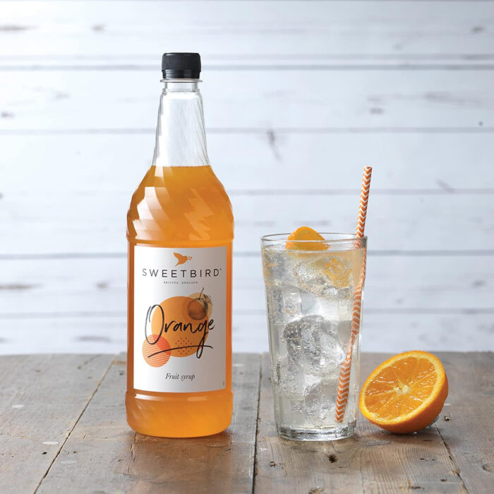 Sweetbird Orange Fruit Syrup (1 Litre) - Image 2